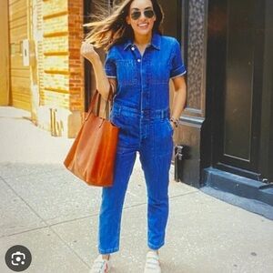 Women’s Everlane Blue Denim Jumpsuit